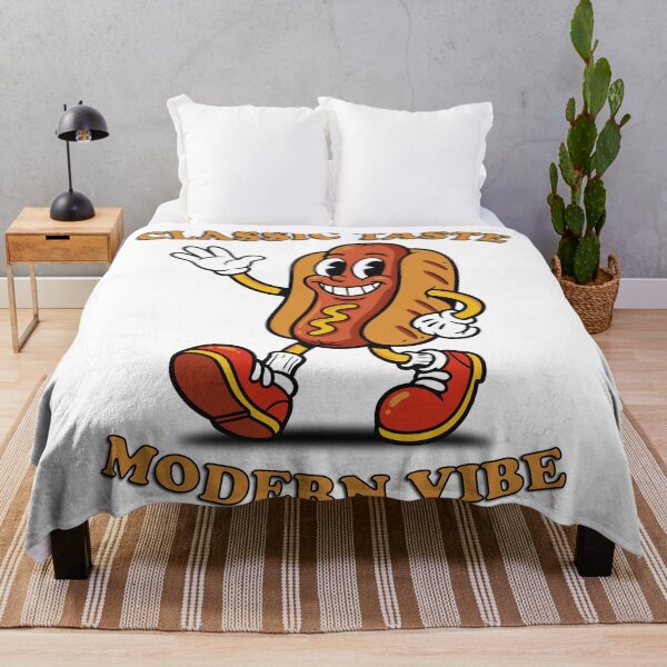 Item preview, Classic Taste, Modern Vibe - Retro Hotdog Mascots designed and sold by KozbiDesign.