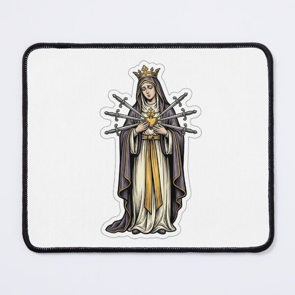 Item preview, Our Lady of Sorrows Mater Dolorosa Seven Swords Catholic designed and sold by raedattia.