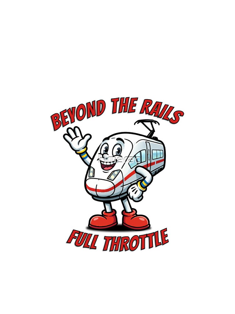 Thumbnail 5 of 5, iPhone Case, Beyond The Rails - Retro Fast Train Mascots designed and sold by Hmerac.