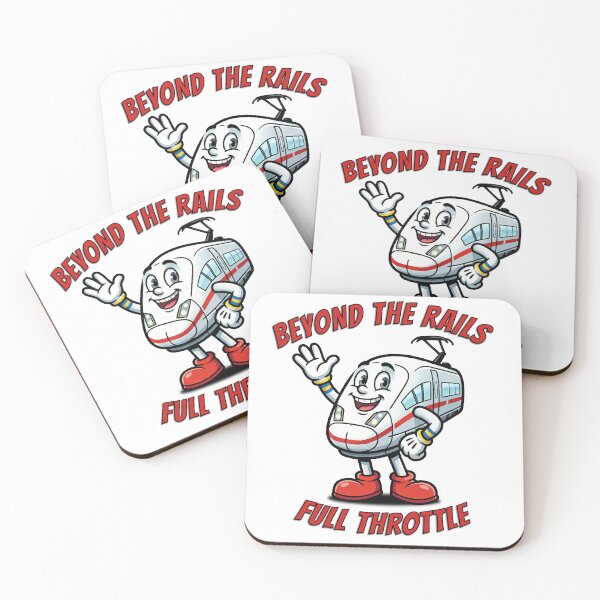 Item preview, Beyond The Rails - Retro Fast Train Mascots designed and sold by Hmerac.