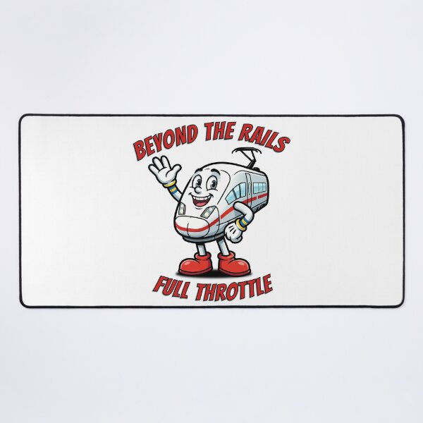 Item preview, Beyond The Rails - Retro Fast Train Mascots designed and sold by Hmerac.