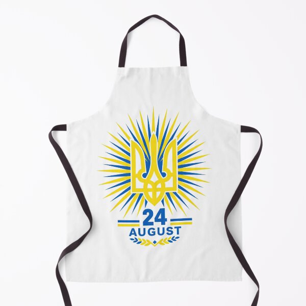 Item preview, Ukraine Independence Day 24 August Tryzub Emblem Blue and Yellow designed and sold by ML-Media.