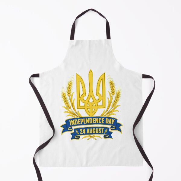 Item preview, Ukraine Independence Day 24 August Tryzub Wheat Emblem designed and sold by ML-Media.