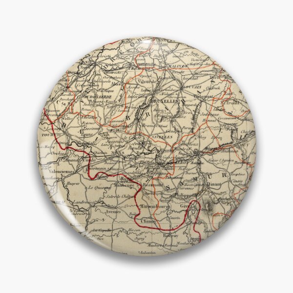Item preview, Map of Belgium (1843) designed and sold by THE Company.