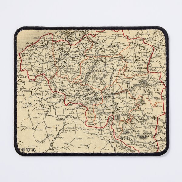 Item preview, Map of Belgium (1843) designed and sold by THE Company.