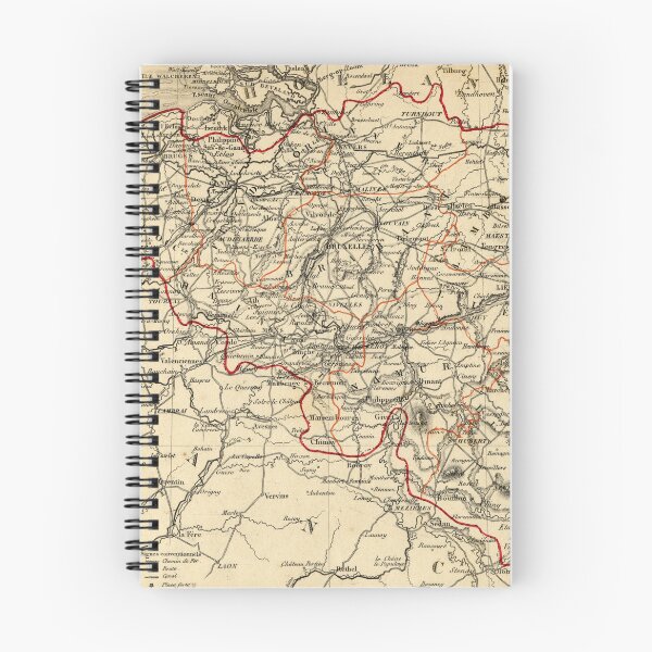 Item preview, Map of Belgium (1843) designed and sold by THE Company.