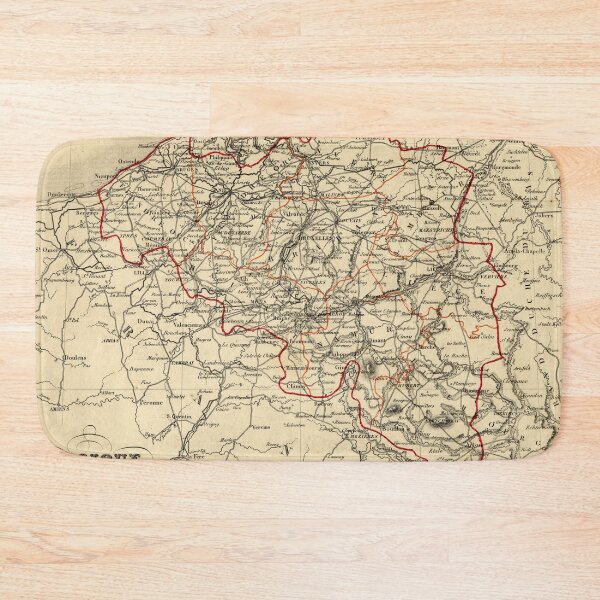 Item preview, Map of Belgium (1843) designed and sold by THE Company.