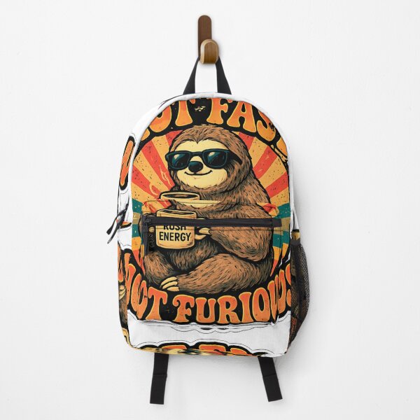 Item preview, Not Fast Not Furious Sloth Shirt, Funny Sloth Retro Tee, Lazy Animal Humor Graphic, 70s Vintage Aesthetic Cute Sloth T-Shirt designed and sold by hyper retro.