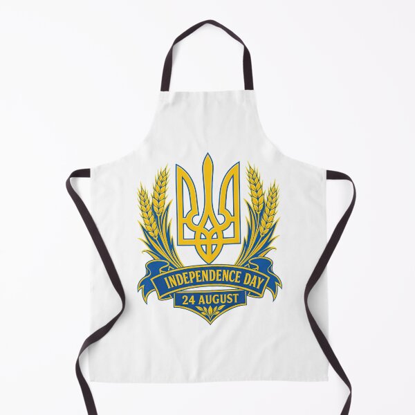 Item preview, Ukraine Independence Day Tryzub Wheat Emblem 24 August designed and sold by ML-Media.