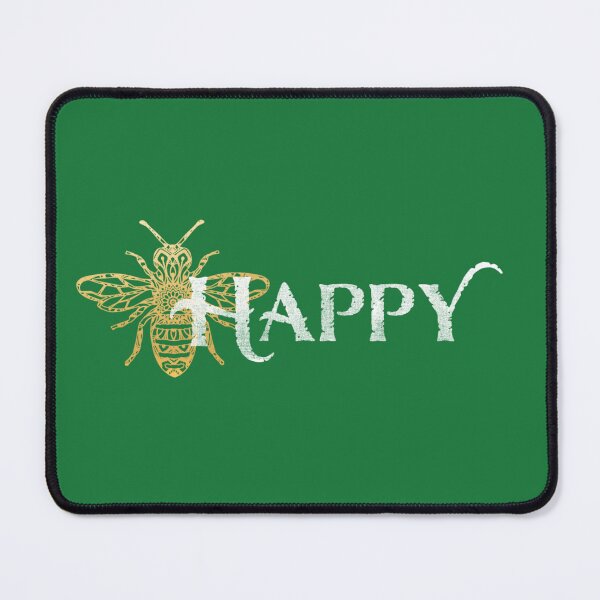 Item preview, Bee Happy (Best on Dark) designed and sold by ManyPaths.