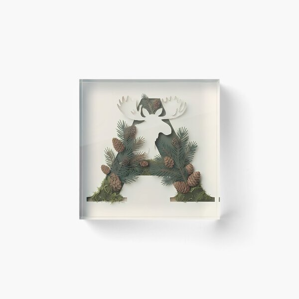 Item preview, The Moose’s Majesty - Botanical Papercut | Verdia Collection designed and sold by Verdiami.