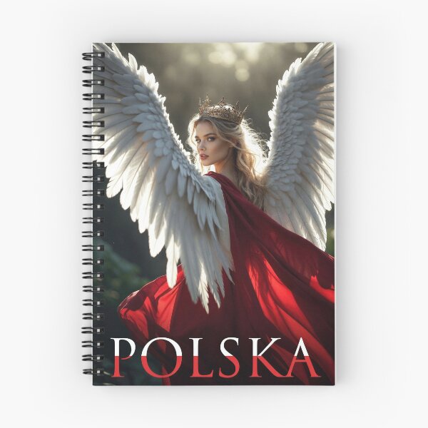 Item preview, Polska Angel Queen White Wings Red Cape Realistic Poland designed and sold by Amber Sky Creations.