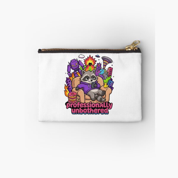 Item preview, Professionally Unbothered Chill Raccoon designed and sold by Randomnessy.