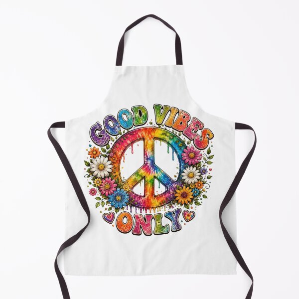 Item preview, Good Vibes Only Rainbow Peace Sign designed and sold by HippyRikky.