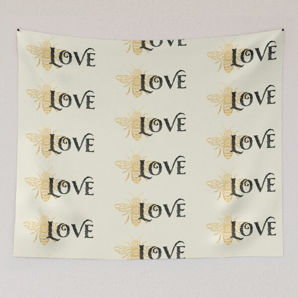 Item preview, Bee Love (Best on Light) designed and sold by ManyPaths.