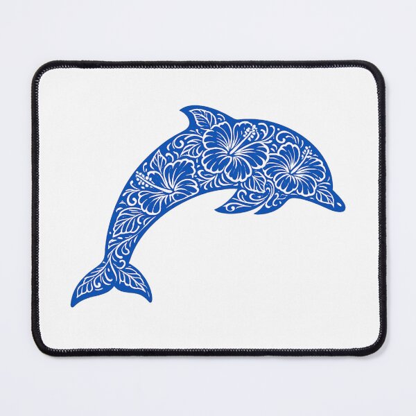 Item preview, Tropical Hibiscus Dolphin designed and sold by OTSC.