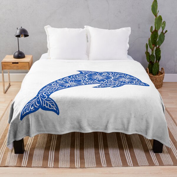 Item preview, Tropical Hibiscus Dolphin designed and sold by OTSC.