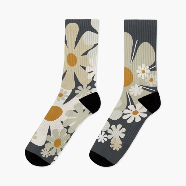 Item preview, Daisy Still Life Retro Flowers in Vase on Charcoal designed and sold by kierkegaard.