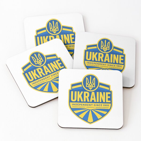 Item preview, Ukraine Independent Since 1991 Tryzub Emblem Shield designed and sold by ML-Media.