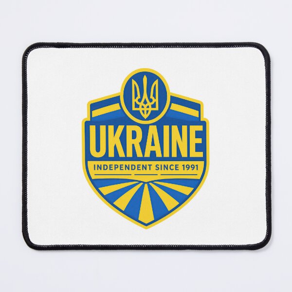 Item preview, Ukraine Independent Since 1991 Tryzub Emblem Shield designed and sold by ML-Media.