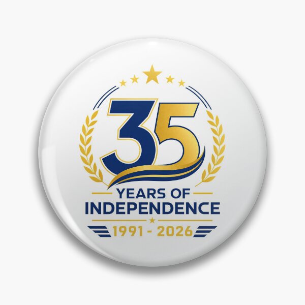 Item preview, Ukraine 35 Years of Independence 1991-2026 Anniversary Gold Emblem designed and sold by ML-Media.