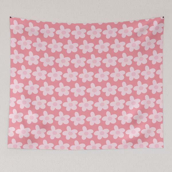 Item preview, Retro Pink Floral Pattern designed and sold by iCraftCafe.