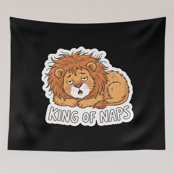 Item preview, Sleepy Lion King of Naps Funny designed and sold by Owcomm.