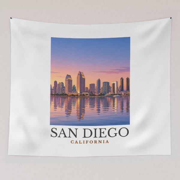 Item preview, San Diego - California  designed and sold by GoodOldVintage.