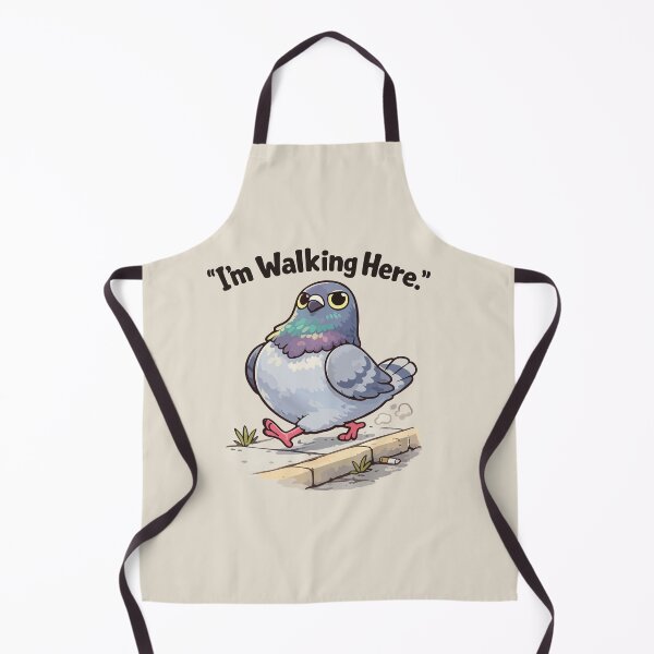 Item preview, I'm Walking Here Funny Pigeon Sticker Cute City Bird Meme Gift designed and sold by SimplePoDesign.
