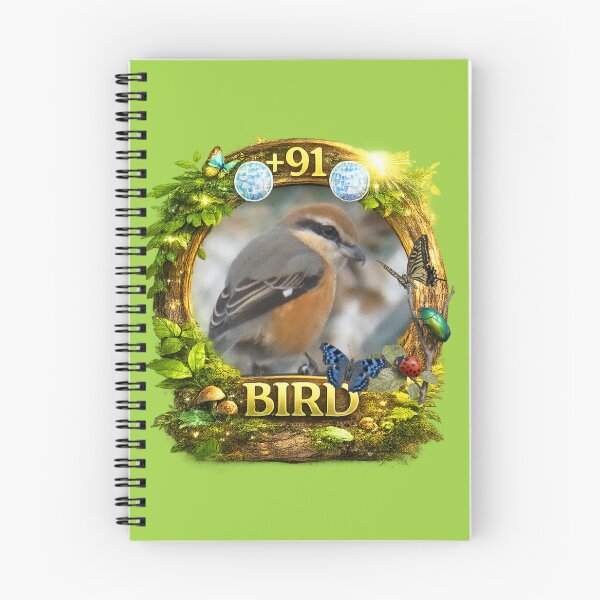 Item preview, +91BIRD Mozu Logo: Urban Oasis Bull-headed Shrike Edition designed and sold by Plus91BIRD.