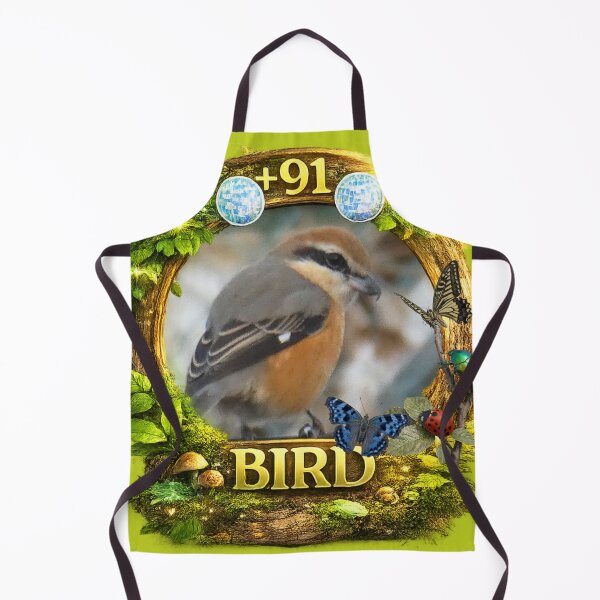 Item preview, +91BIRD Mozu Logo: Urban Oasis Bull-headed Shrike Edition designed and sold by Plus91BIRD.