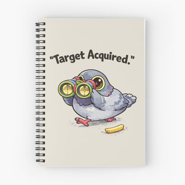 Item preview, Target Acquired Funny Pigeon Sticker Cute Bird Watching Meme Gift designed and sold by SimplePoDesign.