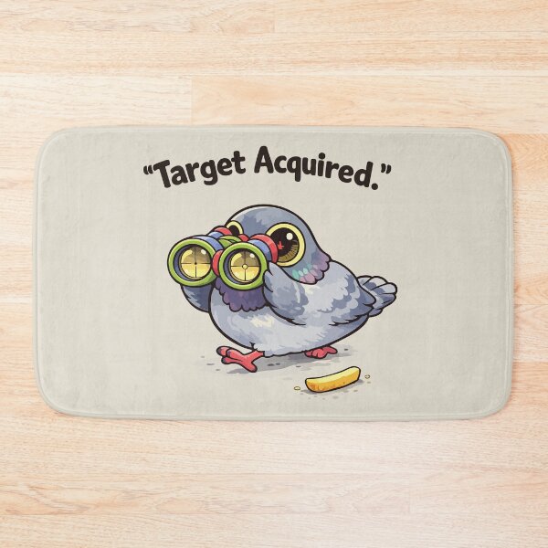 Item preview, Target Acquired Funny Pigeon Sticker Cute Bird Watching Meme Gift designed and sold by SimplePoDesign.
