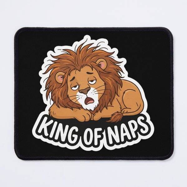 Item preview, Sleepy Lion King of Naps designed and sold by Owcomm.
