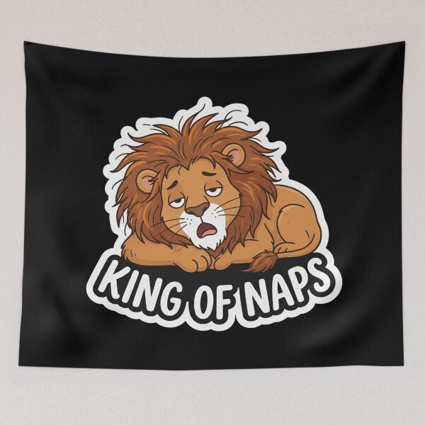 Item preview, Sleepy Lion King of Naps designed and sold by Owcomm.