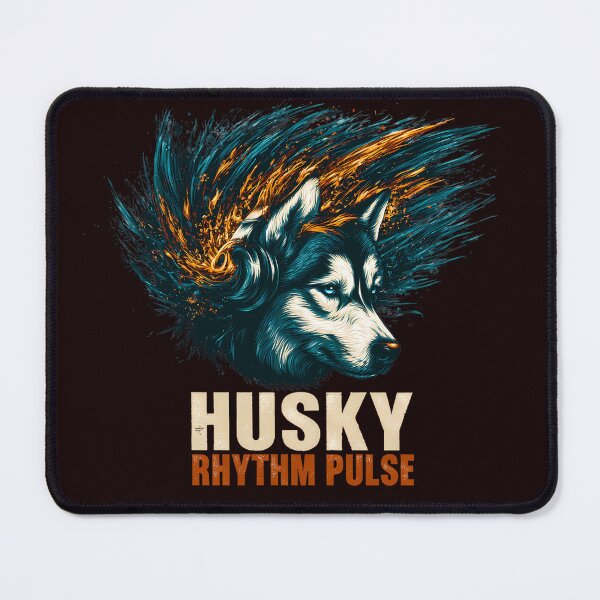 Item preview, Cool DJ Husky with Headphones designed and sold by Structure-Blue.