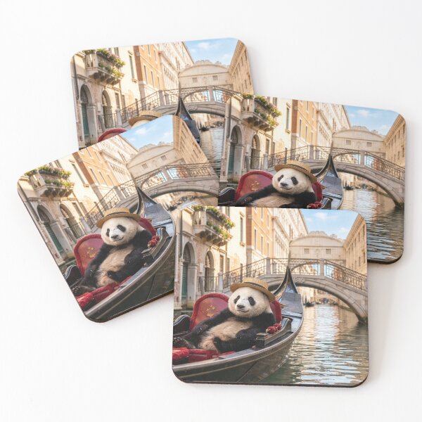 Item preview, Relaxed Panda Explores Venice in the Lap of Luxury designed and sold by Tridentulus.