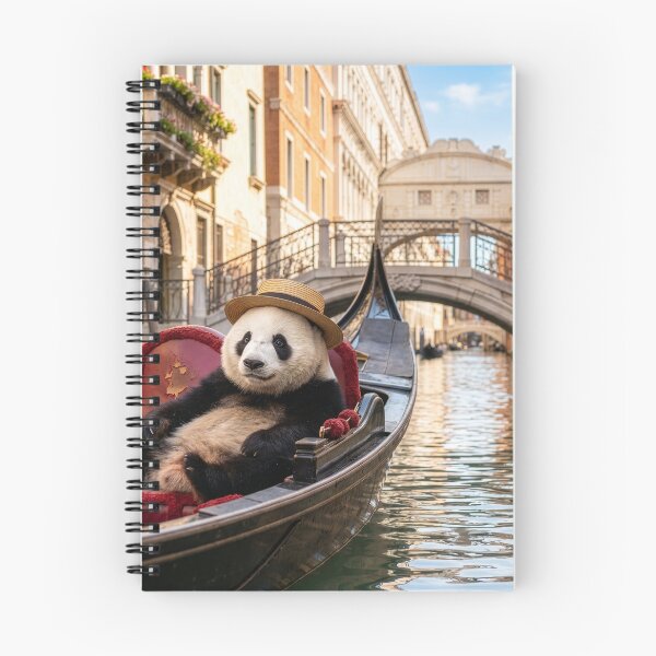 Item preview, Relaxed Panda Explores Venice in the Lap of Luxury designed and sold by Tridentulus.