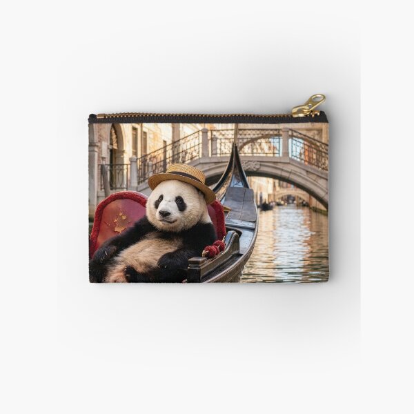 Item preview, Relaxed Panda Explores Venice in the Lap of Luxury designed and sold by Tridentulus.