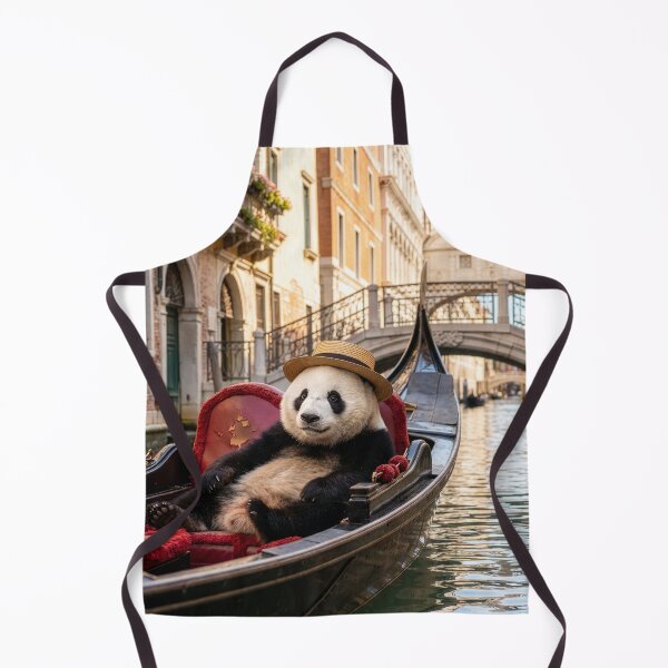 Item preview, Relaxed Panda Explores Venice in the Lap of Luxury designed and sold by Tridentulus.