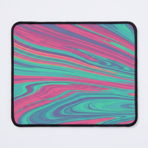 Item preview, Retro Neon Fluid Swirl - Psychedelic Liquid Marble Art designed and sold by Dzblack.