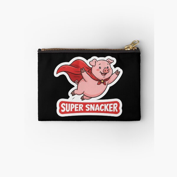 Item preview, Cute Flying Superhero Pig Super Snacker designed and sold by Owcomm.