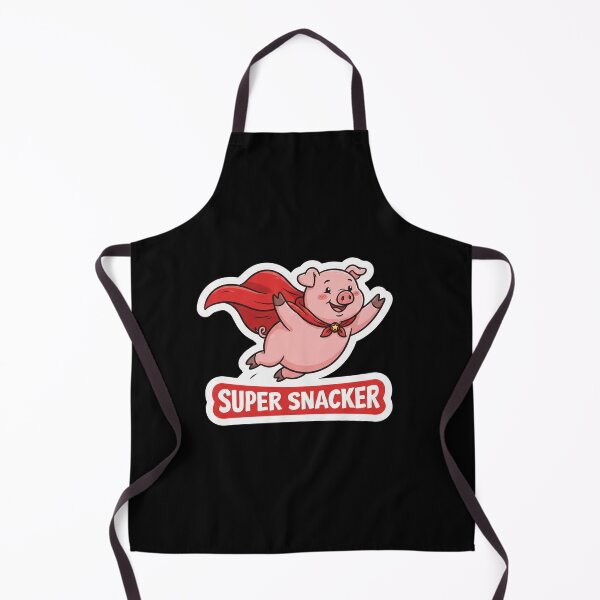 Item preview, Cute Flying Superhero Pig Super Snacker designed and sold by Owcomm.