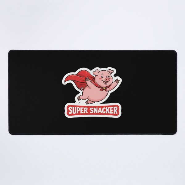 Item preview, Cute Flying Superhero Pig Super Snacker designed and sold by Owcomm.