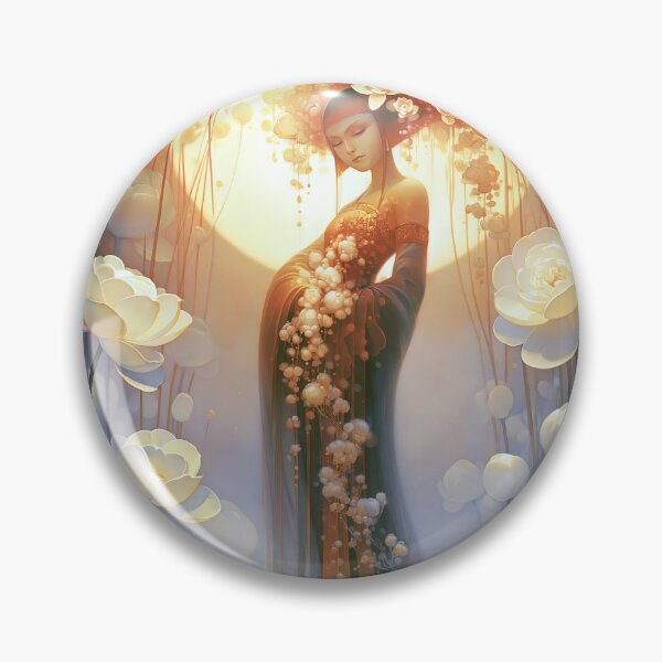 Item preview, The Golden Moonbeam Lotus designed and sold by bloorose.