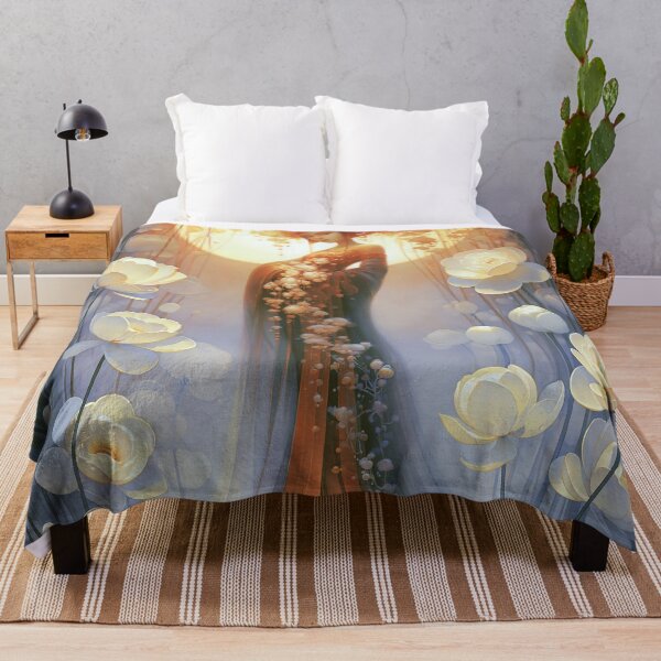 Item preview, The Golden Moonbeam Lotus designed and sold by bloorose.