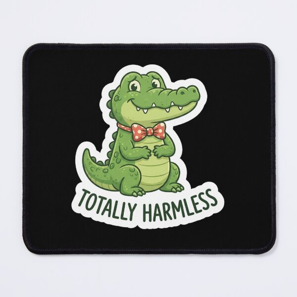 Item preview, Cute Alligator Wearing A Polka Dot Bowtie designed and sold by Owcomm.