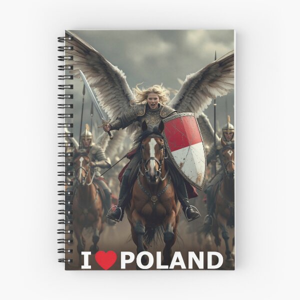 Item preview, I Love Poland Winged Hussar Angel Warrior Horse Cavalry designed and sold by Amber Sky Creations.