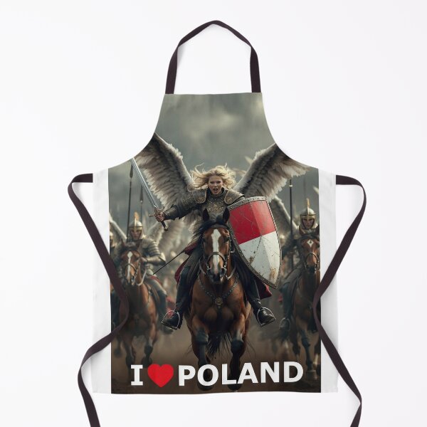Item preview, I Love Poland Winged Hussar Angel Warrior Horse Cavalry designed and sold by Amber Sky Creations.