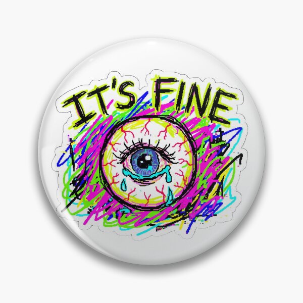 Item preview, Glitchy Anti-Design Weird Eye Meme Sticker designed and sold by Magimel.